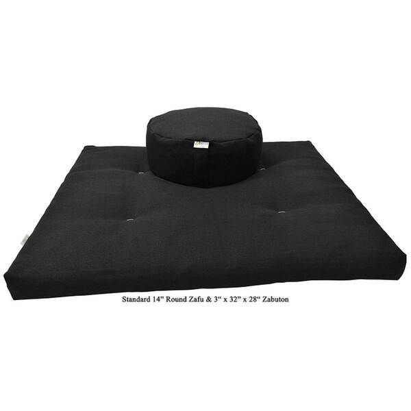 Filled with 100% Organic Buckwheat Handcrafted in The USA with Organic Materials Round & XL Oval Bean Products Zafu Meditation Cushion Removable Cover for Easy Cleaning Filled with 100% Organic Buckwheat Handcrafted in The USA with Organic Materials Round & XL Oval Bean Products Zafu Meditation Cushion Removable Cover for Easy Cleaning