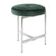 preview thumbnail 44 of 60, Silver Orchid Bellamy Vanity Stool with velvet seat