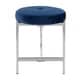 preview thumbnail 39 of 61, Silver Orchid Bellamy Vanity Stool with velvet seat