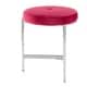 preview thumbnail 51 of 60, Silver Orchid Bellamy Vanity Stool with velvet seat
