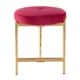 preview thumbnail 25 of 60, Silver Orchid Bellamy Vanity Stool with velvet seat