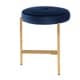 preview thumbnail 11 of 61, Silver Orchid Bellamy Vanity Stool with velvet seat