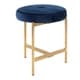 preview thumbnail 9 of 60, Silver Orchid Bellamy Vanity Stool with velvet seat