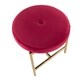 preview thumbnail 24 of 61, Silver Orchid Bellamy Vanity Stool with velvet seat