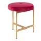 preview thumbnail 22 of 61, Silver Orchid Bellamy Vanity Stool with velvet seat