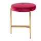 preview thumbnail 23 of 61, Silver Orchid Bellamy Vanity Stool with velvet seat