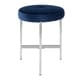 preview thumbnail 41 of 60, Silver Orchid Bellamy Vanity Stool with velvet seat