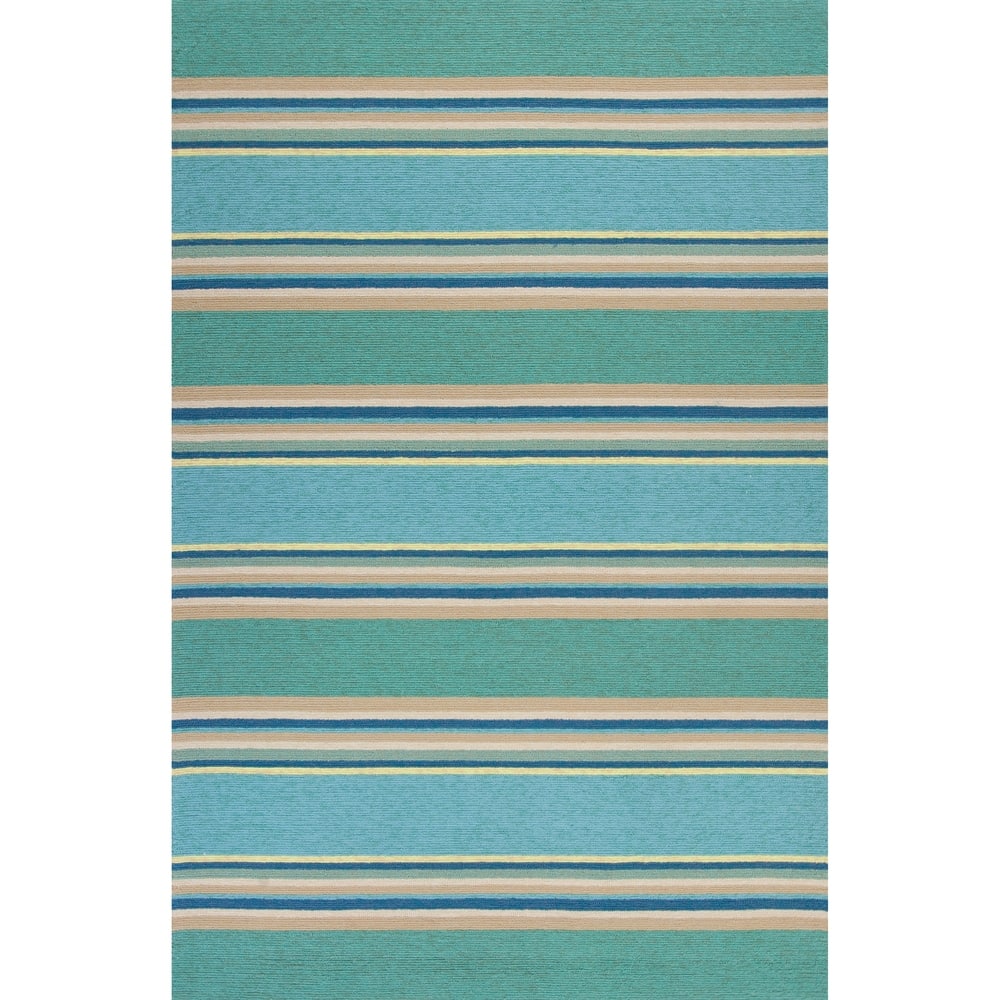 Domani Trails Tropical Stripes Indoor / Outdoor Rug