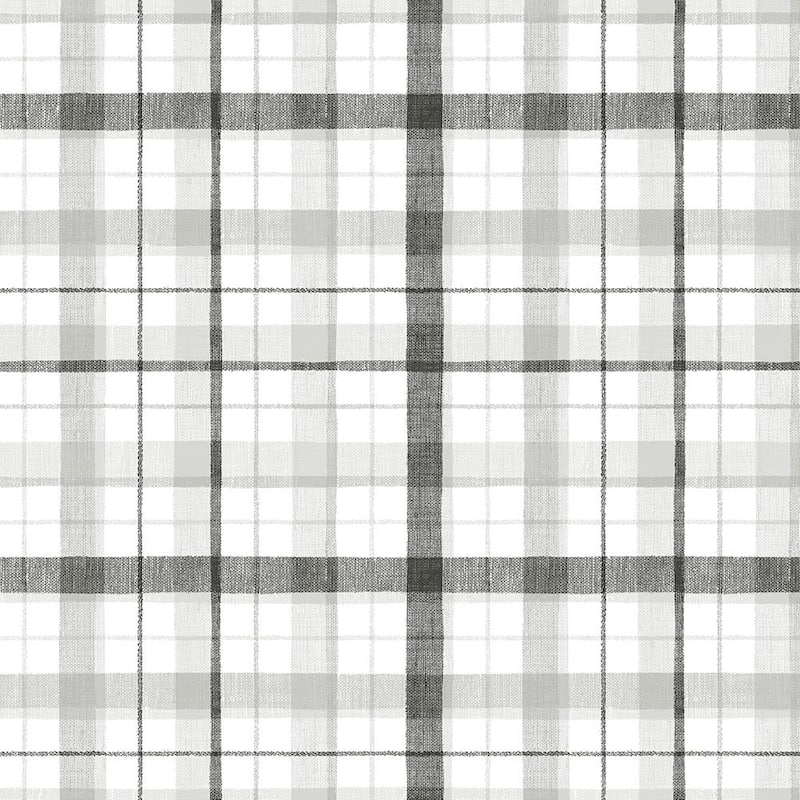 Linen Plaid Wallpaper