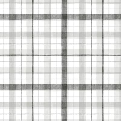 Linen Plaid Wallpaper