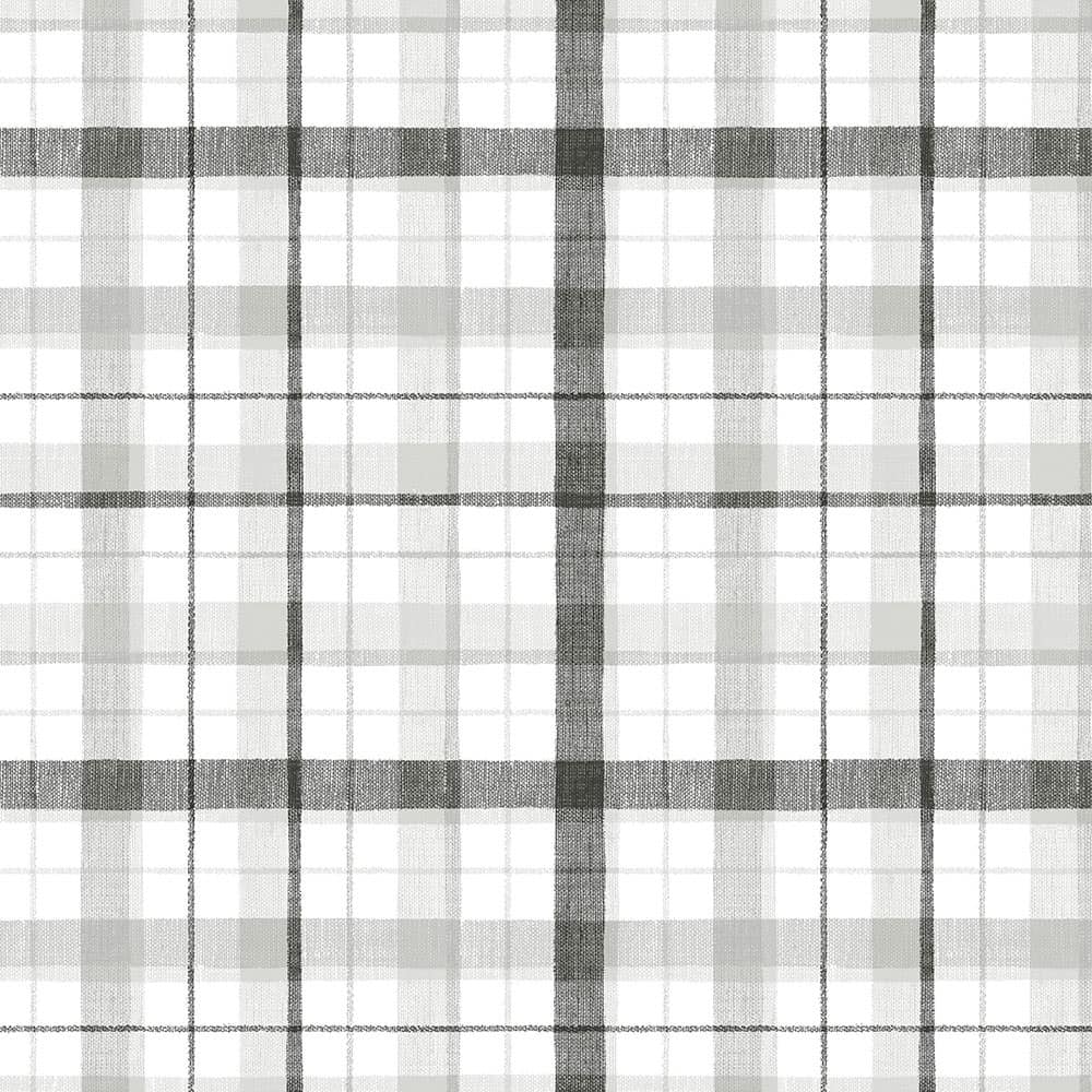 Linen Plaid Wallpaper