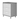 Fortress Textured Metal 31.5" Garage Mobile Chest with 3 Full Extension Drawers in Grey