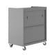 preview thumbnail 5 of 7, Fortress Textured Metal 31.5" Garage Mobile Chest with 3 Full Extension Drawers in Grey