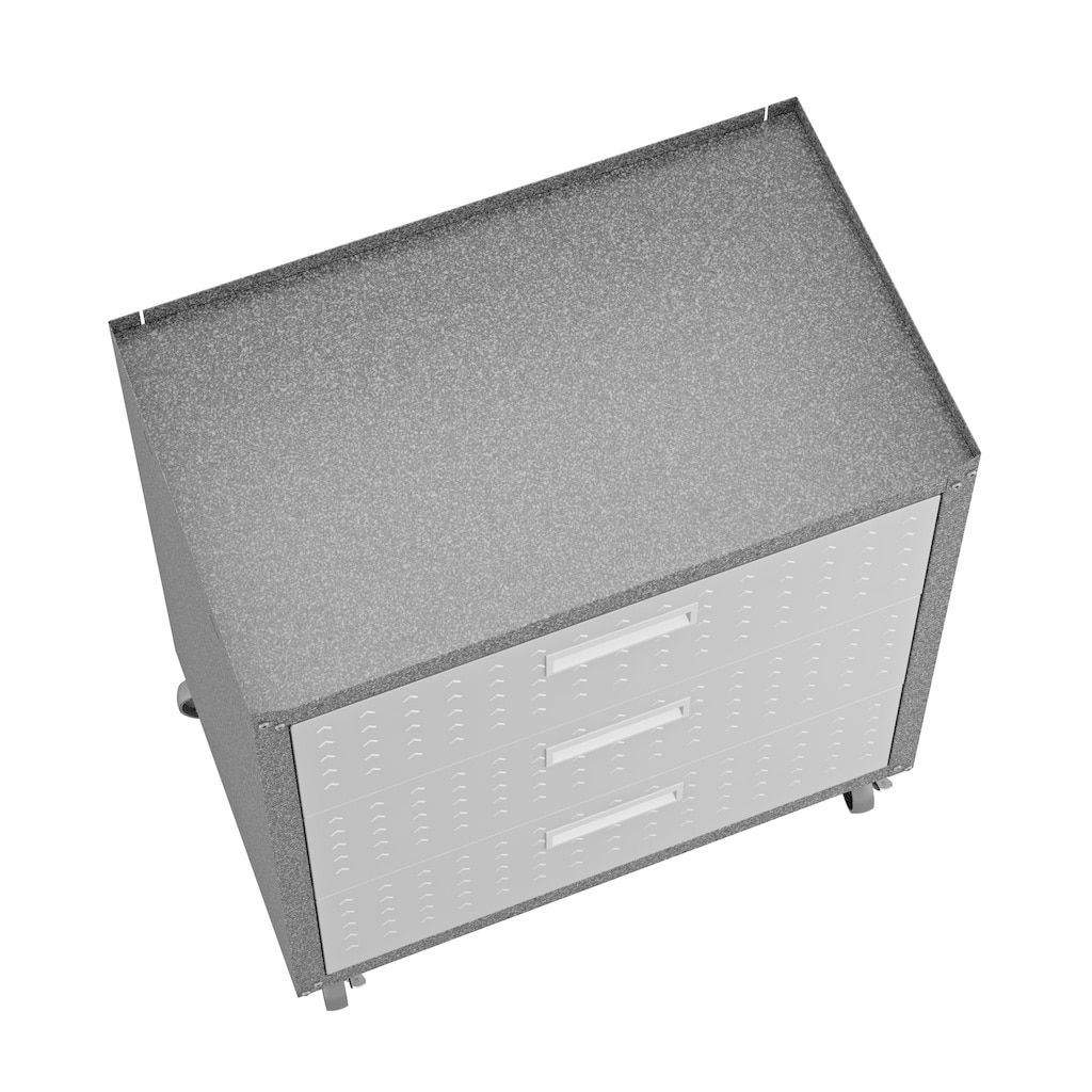Details about  / Fortress Textured Metal 31.5/" Garage Mobile Cabinet with 1 Full Extension Dra...