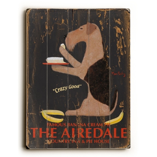 The Airdale - Planked Wood Wall Decor by Ken Bailey