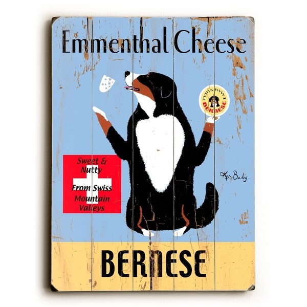 Emmenthal Cheese - Planked Wood Wall Decor by Ken Bailey