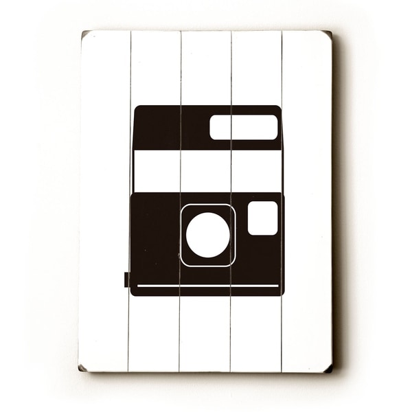 Polaroid - Planked Wood Wall Decor by Amanda Catherine