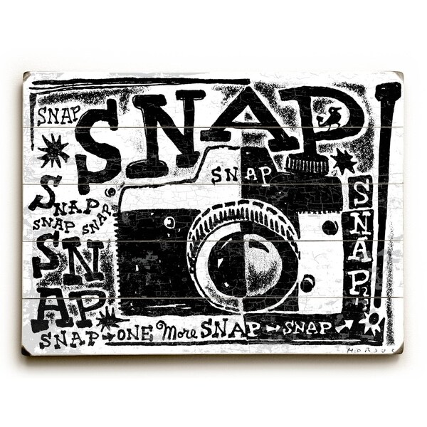 Snap - Planked Wood Wall Decor by Peter Horjus