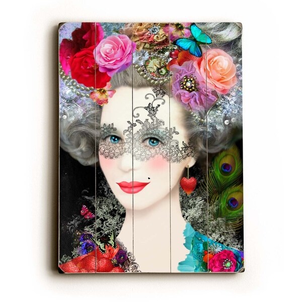 Stephanie - Planked Wood Wall Decor by Krista Brock