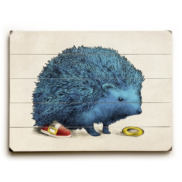 Sonic - Planked Wood Wall Decor by Eric Fan