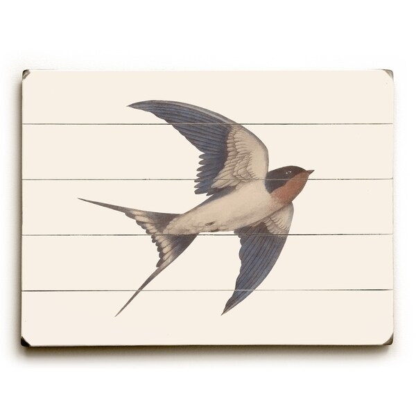 Barn Swallow - Multi Planked Wood Wall Decor by Terry Fan