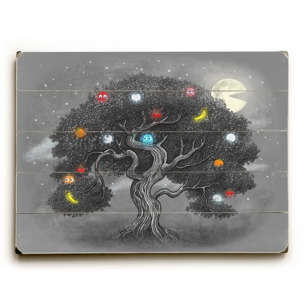 Midnight Snack - Multi Planked Wood Wall Decor by Terry Fan