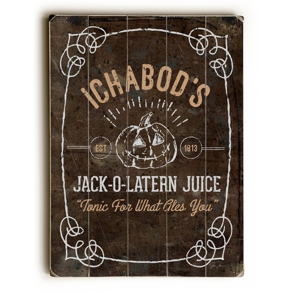 Jack Juice - Planked Wood Wall Decor by Dave Diller
