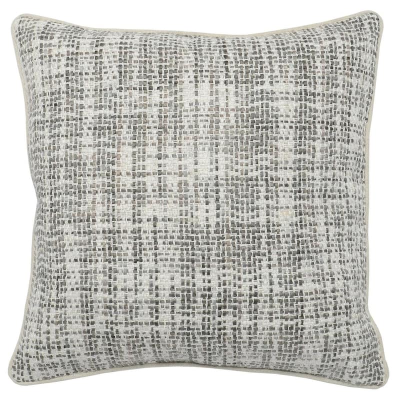 Kosas Home Baxter Woven Throw Pillows - 22 X 22 - Grey