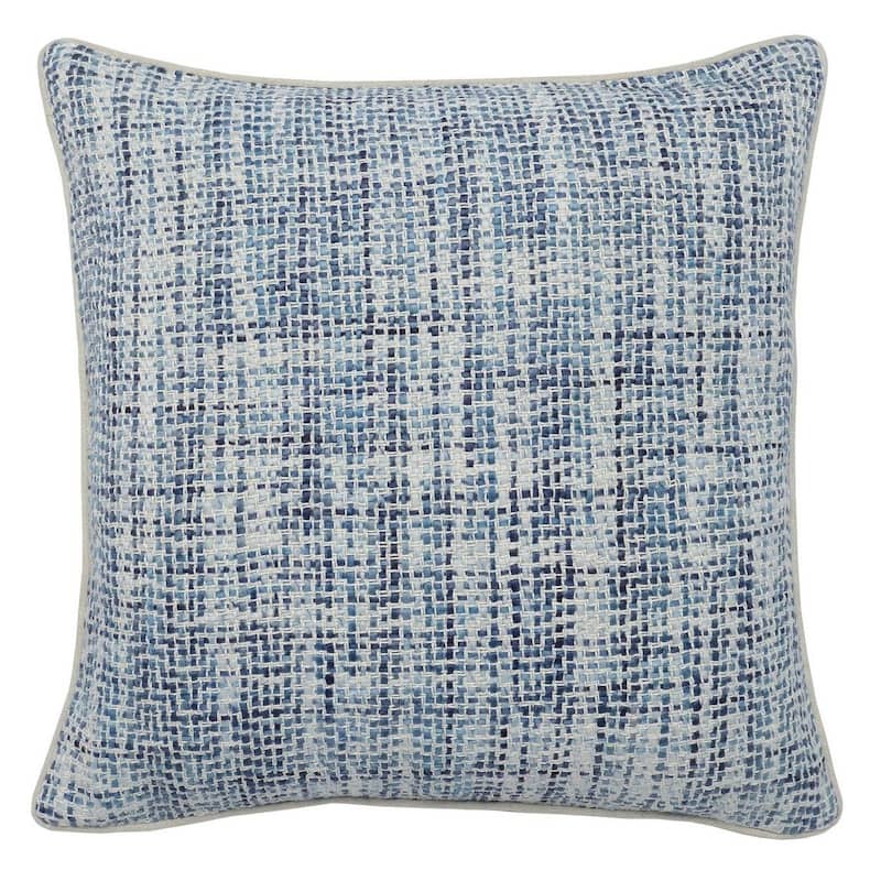 Kosas Home Baxter Woven Throw Pillows - 22 X 22 - Blue