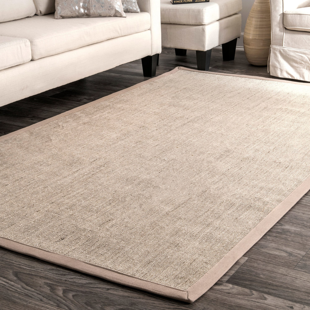 Details about   Sisal Carpet Santos with Border Patterned Ebony Wood 80x160 cm 100% Sisal Black show original title 