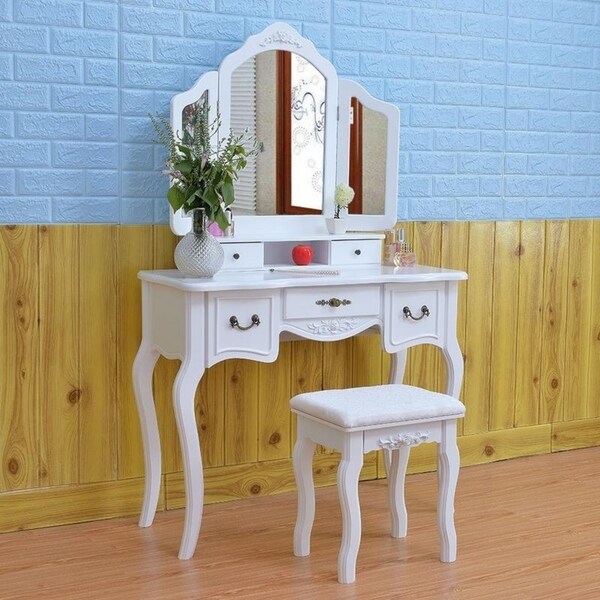 3 mirror dressing table