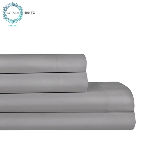 Auraa Comfort 400 Tc Long Staple American Pima Cotton Sheet Set Auraa Comfort 400 Tc Long Staple American Pima Cotton Sheet Set