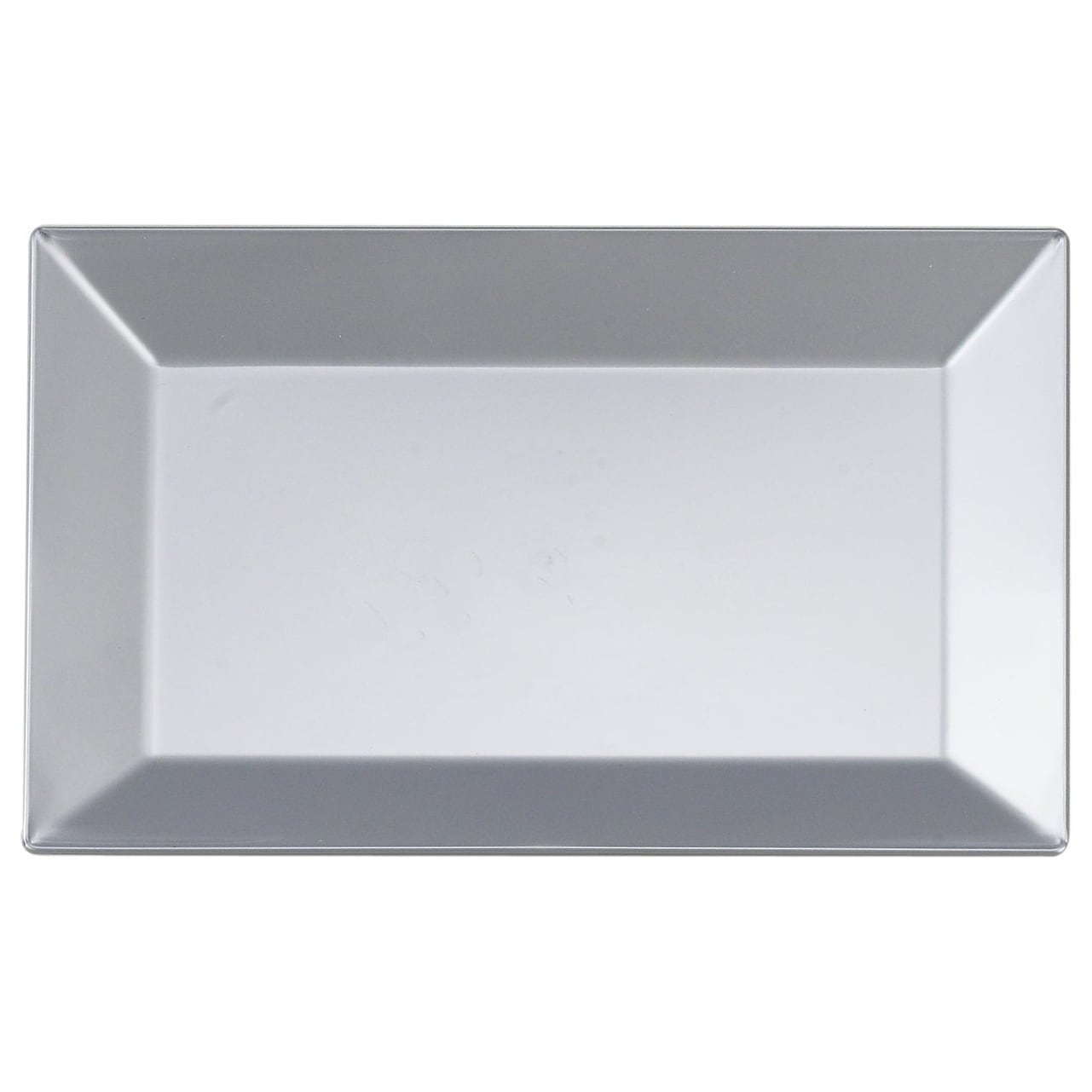 Plastic Rectangle Salad/Dessert Plates - Disposable or Reusable - For Party's and Weddings