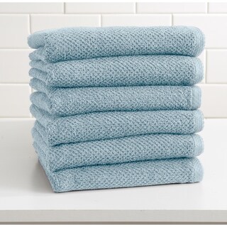 teal blue hand towels