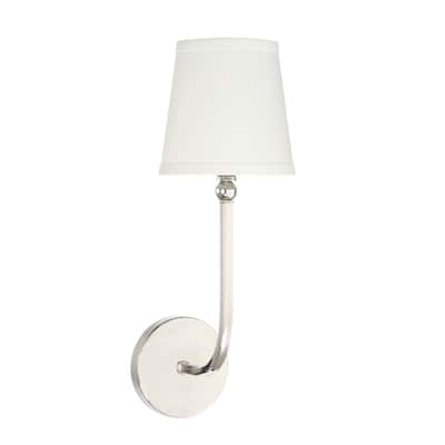 Dawson 1-light Polished Nickel Wall Sconce