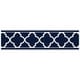 preview thumbnail 1 of 1, Sweet Jojo Designs Navy and White Trellis Collection Wallpaper Wall Border