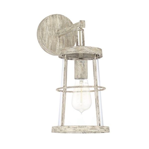 slide 1 of 1, Beaufort 1-light Mystic Sand Wall Sconce