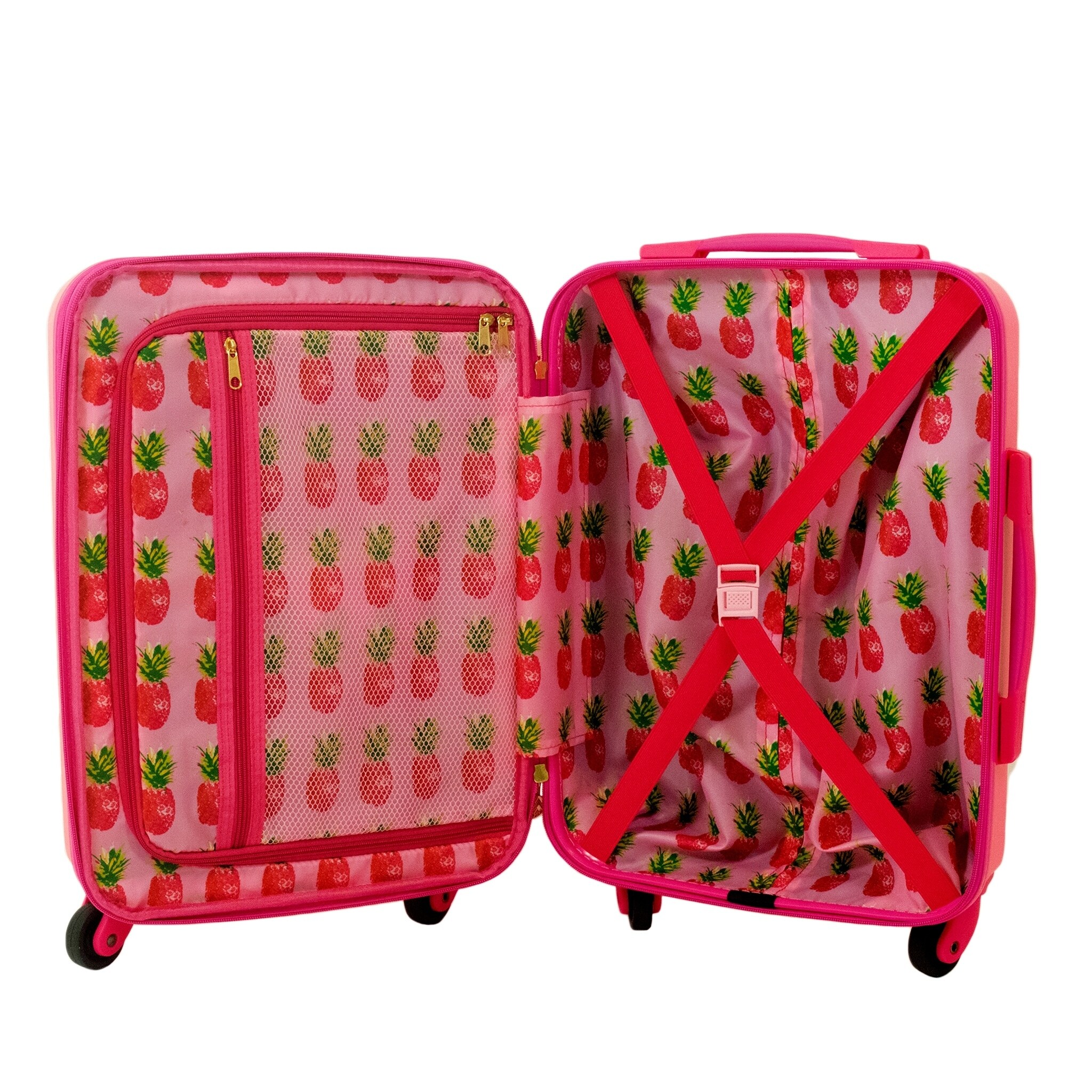 pineapple hard suitcase