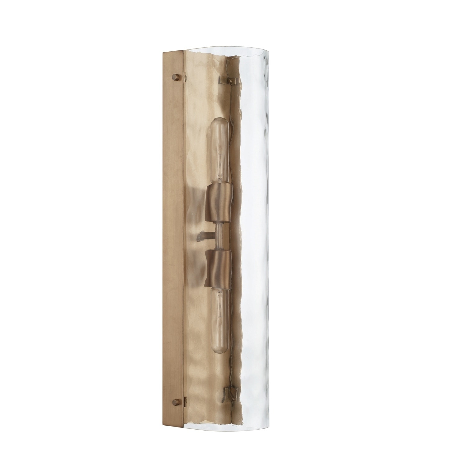 Lyra 2-light Aged Brass Wall Sconce/ Bath Vanity Fixture - Aged Brass