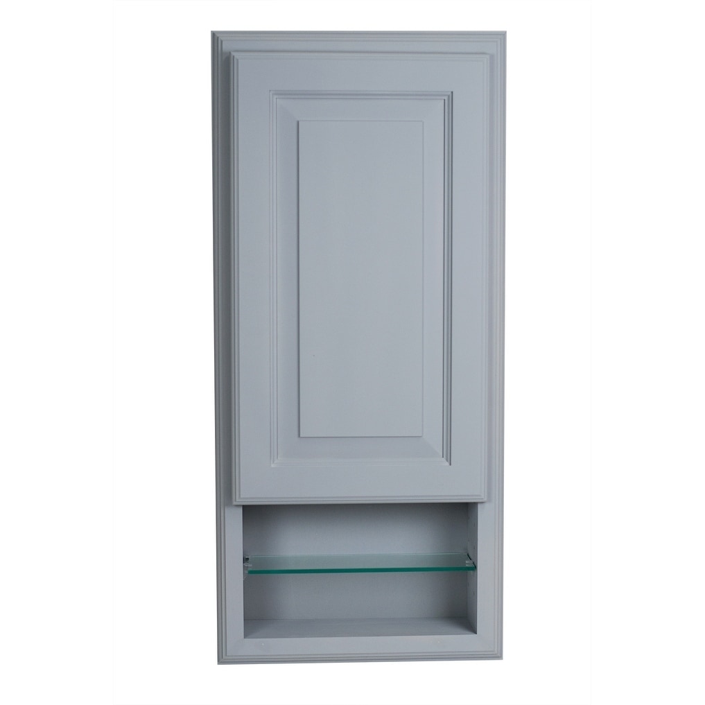 Shop Recessed Primed Baldwin Open Shelf Medicine Storage Cabinet 3 5 In Deep Overstock 22839560