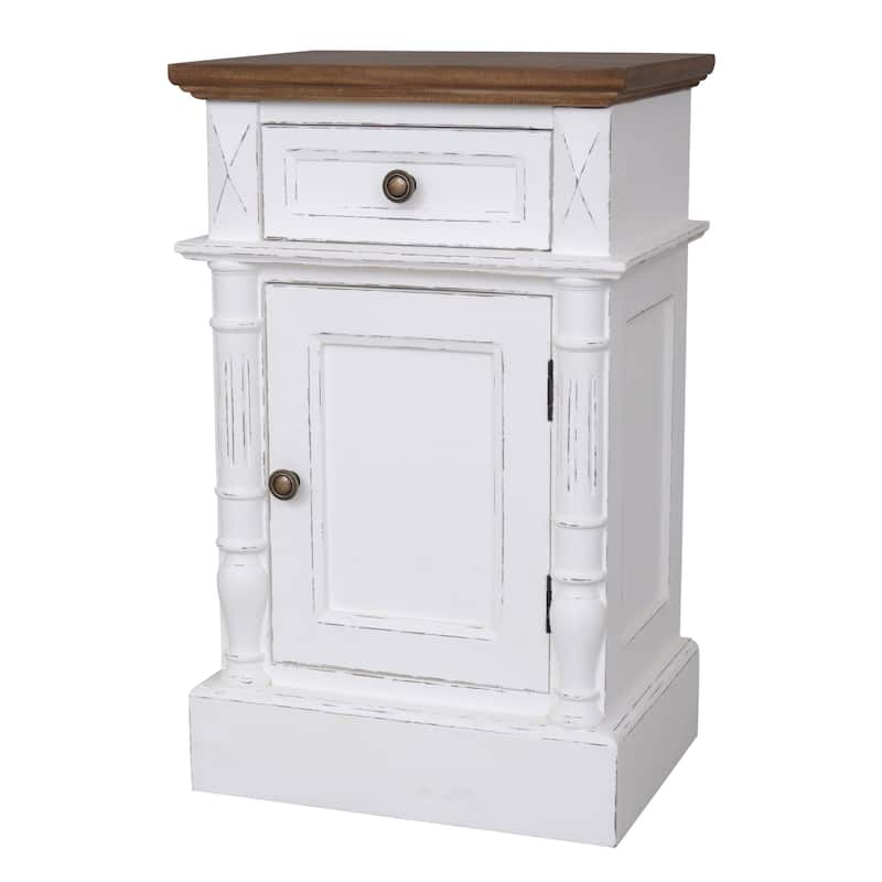 International Caravan Ashbury 1-Drawer Accent Table