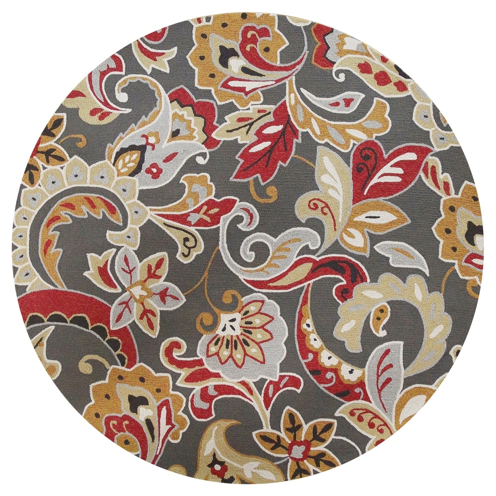 Domani Trails Boho Floral Indoor/ Outdoor Rug