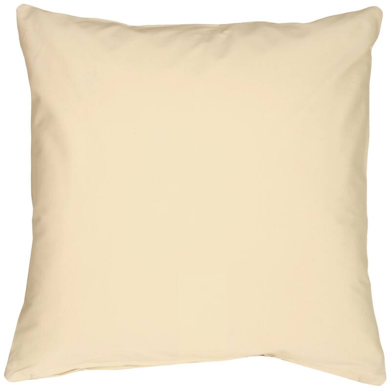 Caravan Cotton 23x23 Throw Pillow with Polyfill Insert