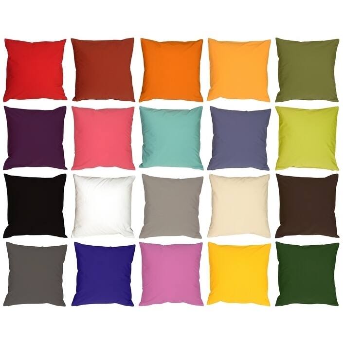 Caravan Cotton 23x23 Throw Pillow with Polyfill Insert