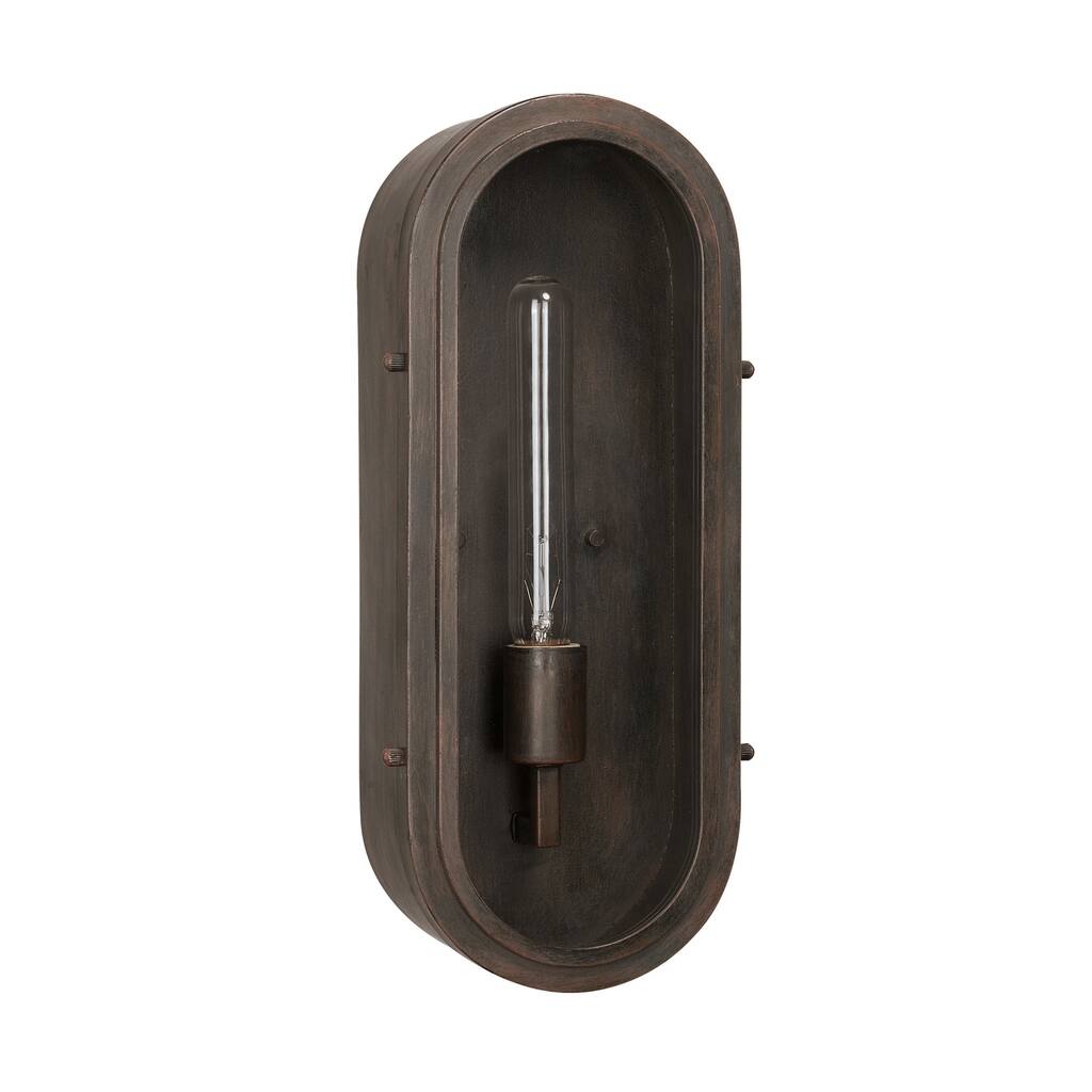 Coastal 1-light Nordic Grey Wall Sconce