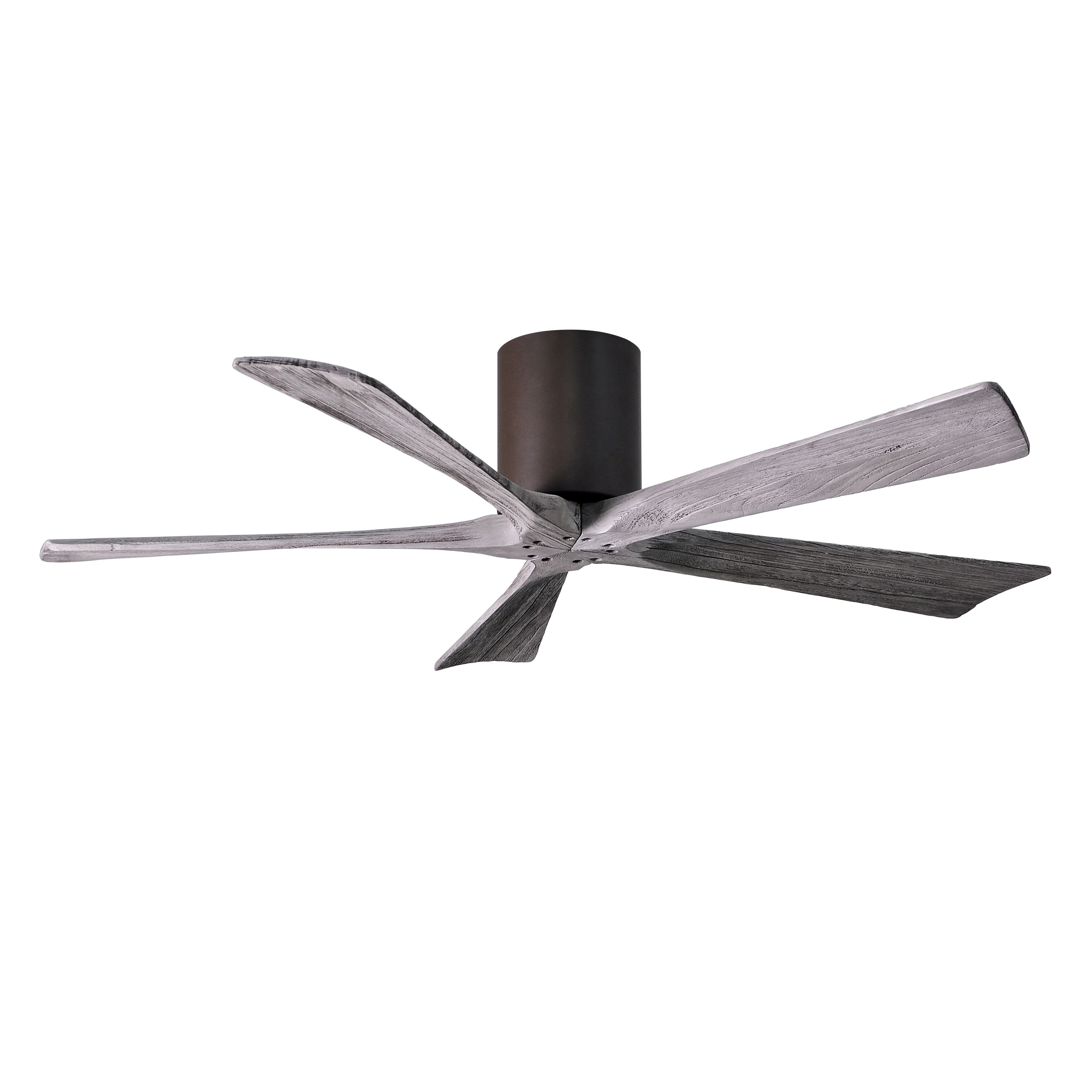 Shop Irene H 5 Blade 52 Inch Textured Bronze Flush Mount Paddle