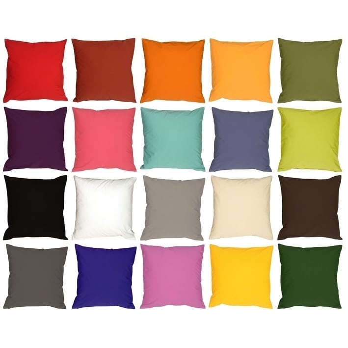 Sankara Silk 18 Inch Square Throw Pillows in 19 Colors