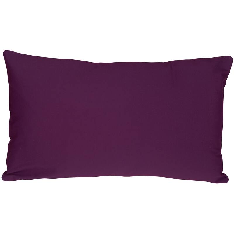 Caravan Cotton 12x19 Throw Pillow with Polyfill Insert - Purple