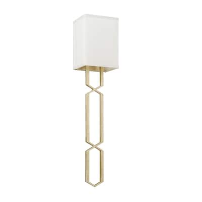 Contemporary 1-light Winter Gold Wall Sconce