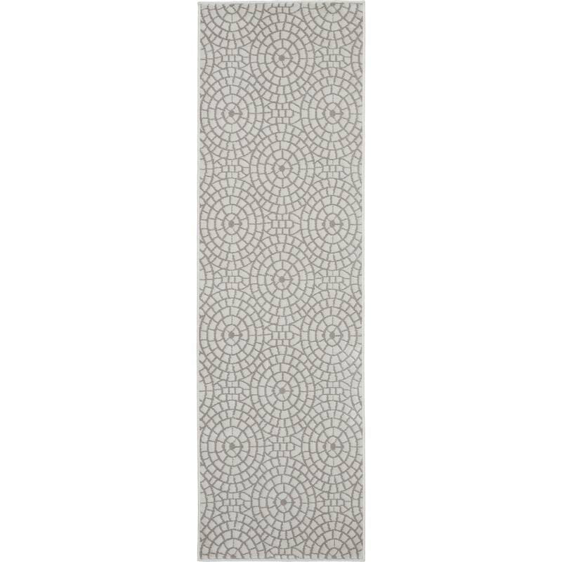 Nourison Urban Chic Modern Geometric Medallions Area Rug